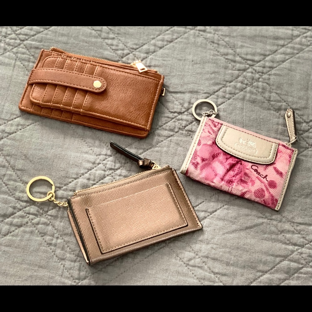 🛍 Coach, Mernoa, and Brown Card Case Lot